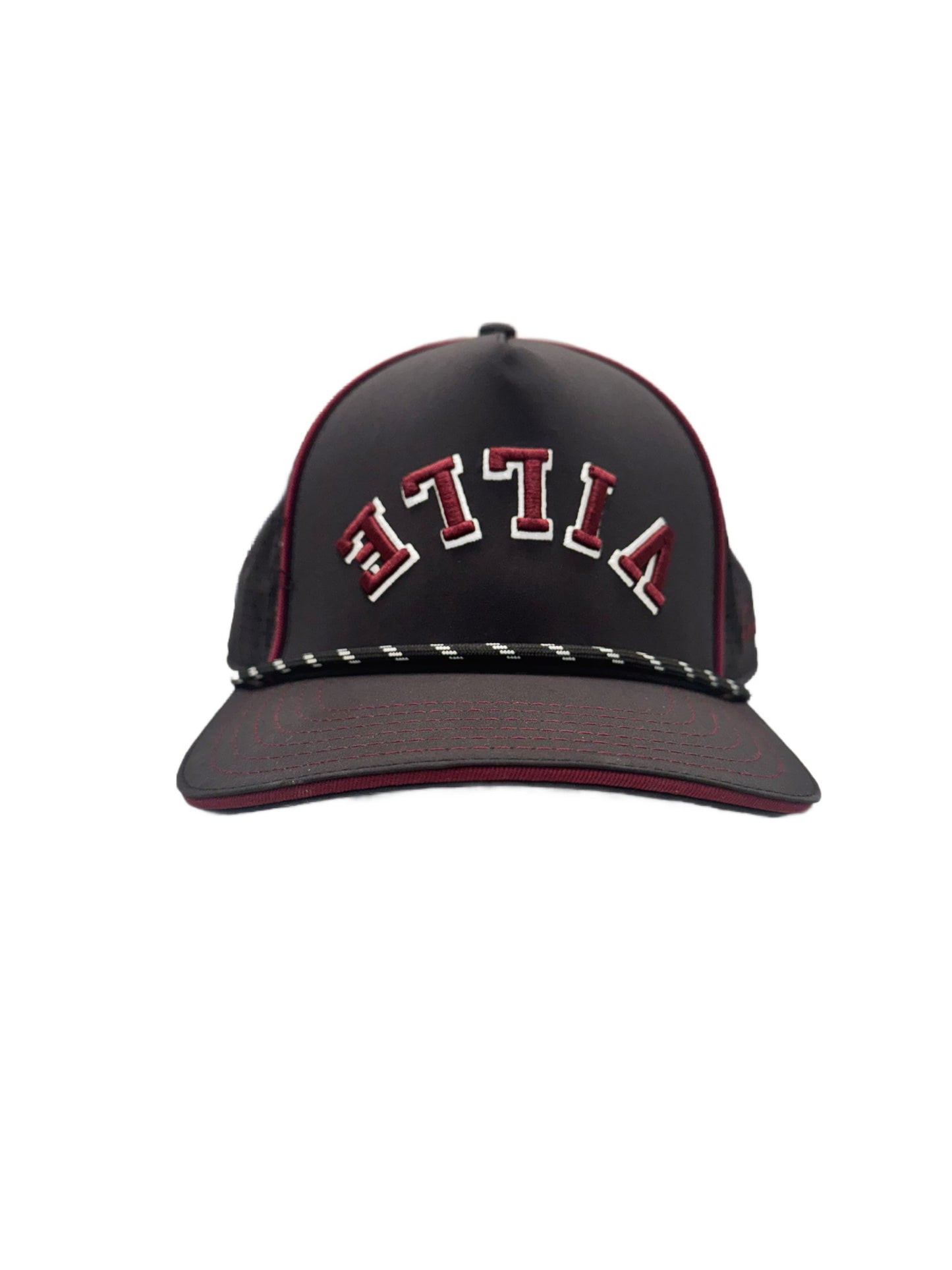 Black Custom Snapback Performance Upside Down Ville Hat
