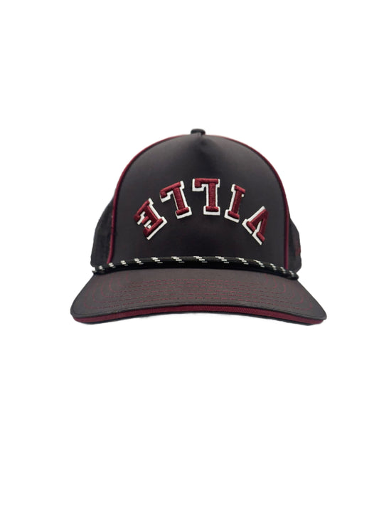 Black Custom Snapback Performance Upside Down Ville Hat