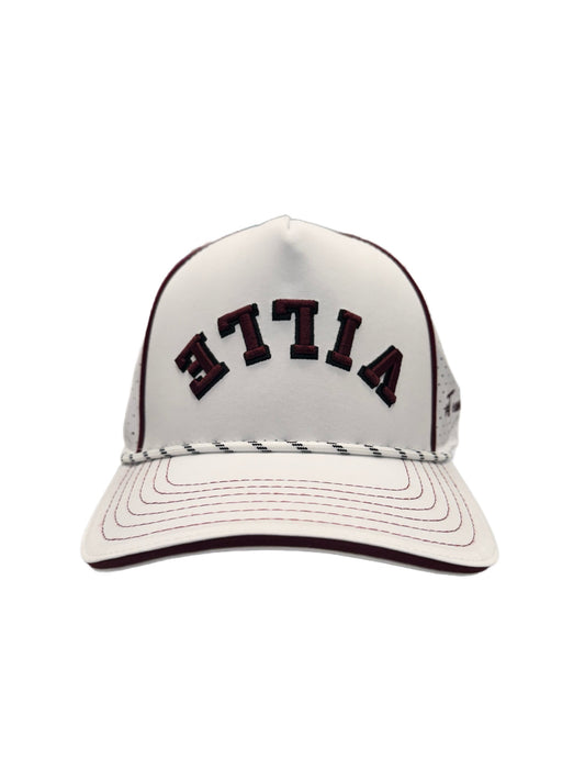 White Custom Snapback Performance Upside Down Ville Hat