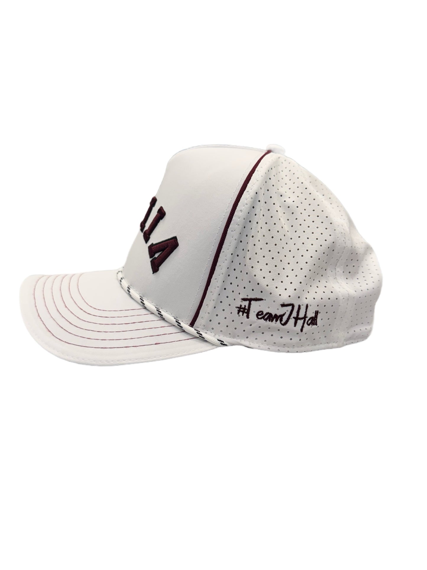 White Custom Snapback Performance Upside Down Ville Hat