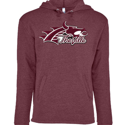 HEATHER MAROON - FRONT